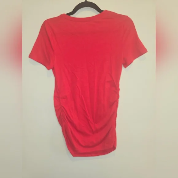Isabel Maternity by Ingrid & Isabel Red Short Sleeve Tee Size Xs And Xxl Nwt - Picture 4 of 4